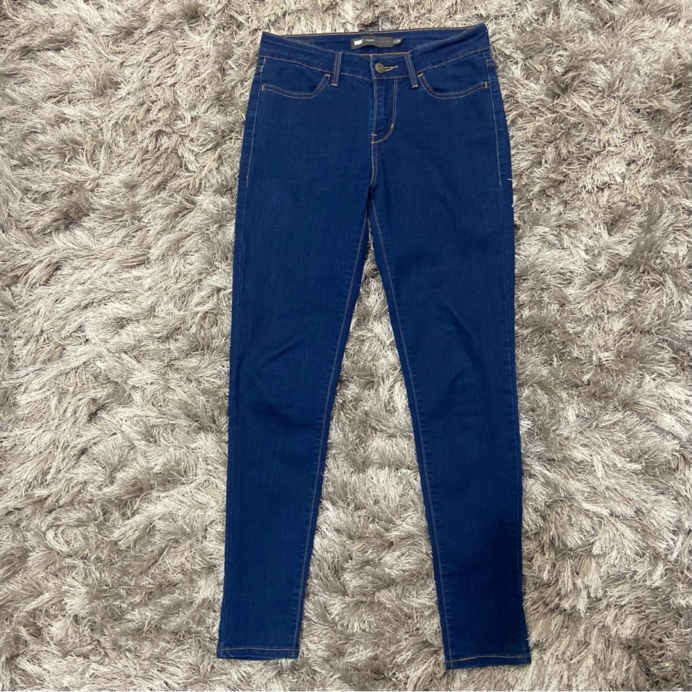 Levi Strauss Blue Jean Leggings stretch denim. Size 2/26. Used.
